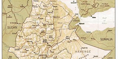 Gamle Etiopia kart